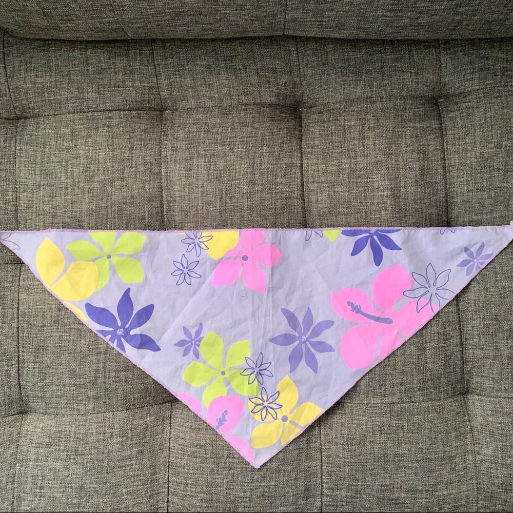 Dog aloha Hawaiian print bandana - Made in Hawaii